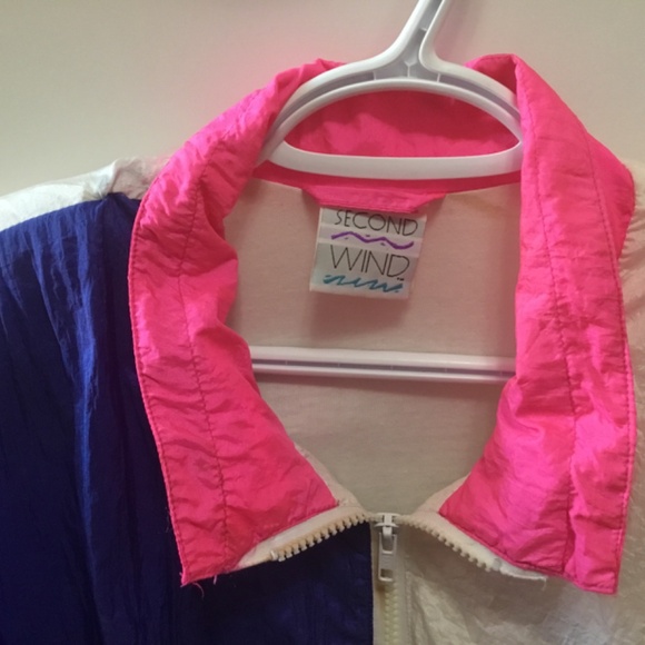 Vintage 90s Windbreaker Set with pants, women’s M-L - Picture 4 of 14